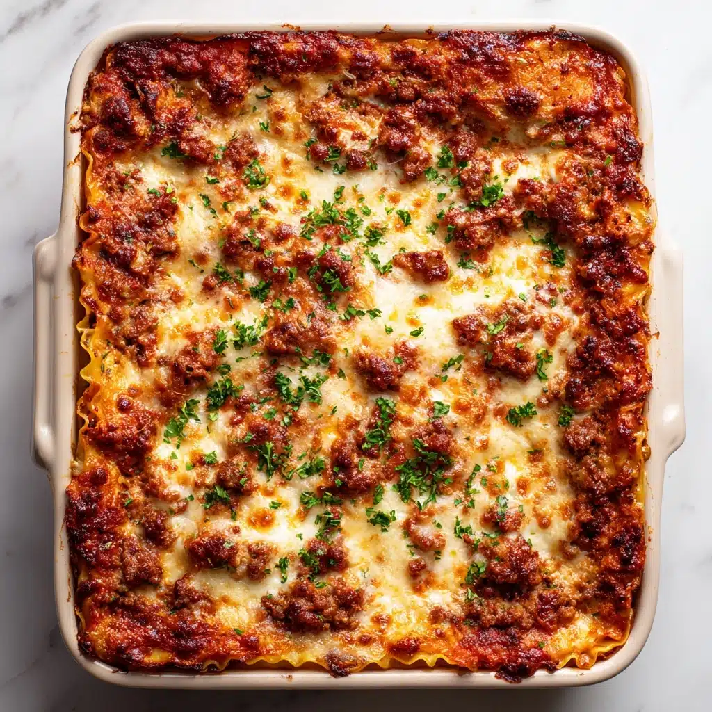 Easy Meat Lasagna Recipe - Recipe Image