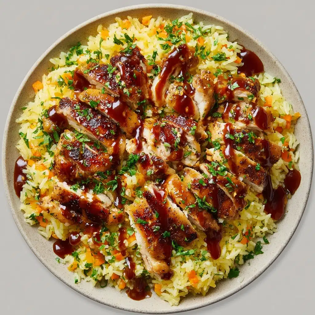 Smothered Chicken and Rice Recipe - Recipe Image