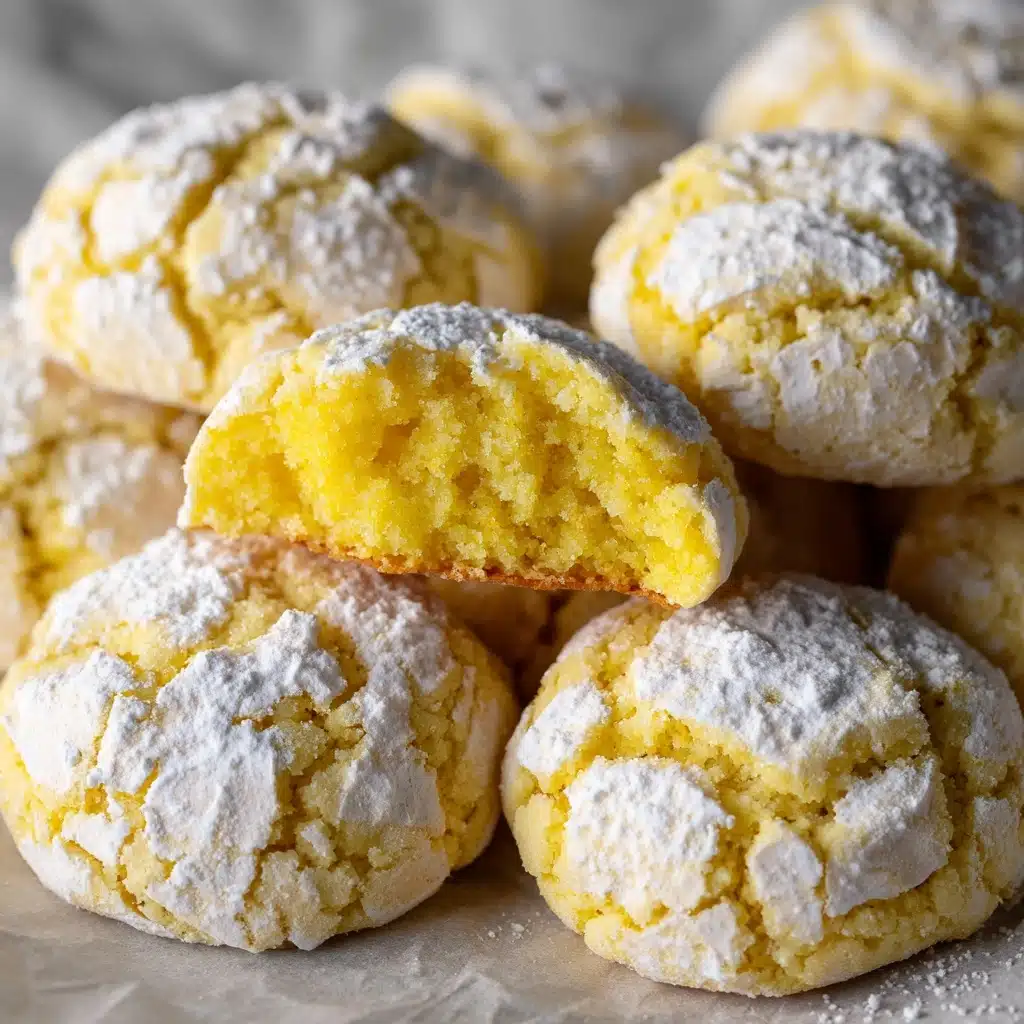 Lemon Crinkle Cookies Recipe - Recipe Image