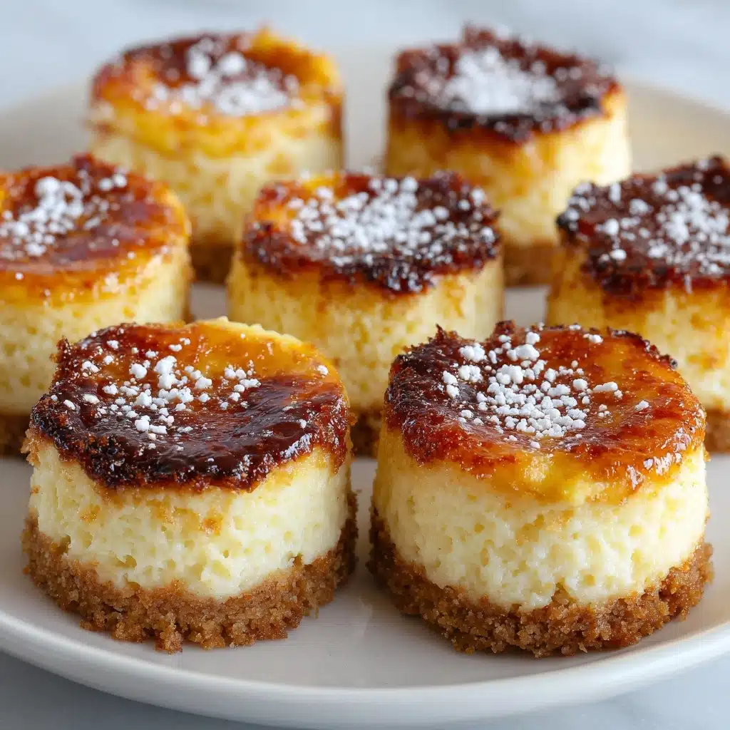 Mini Crème Brûlée Cheesecakes Recipe - Recipe Image