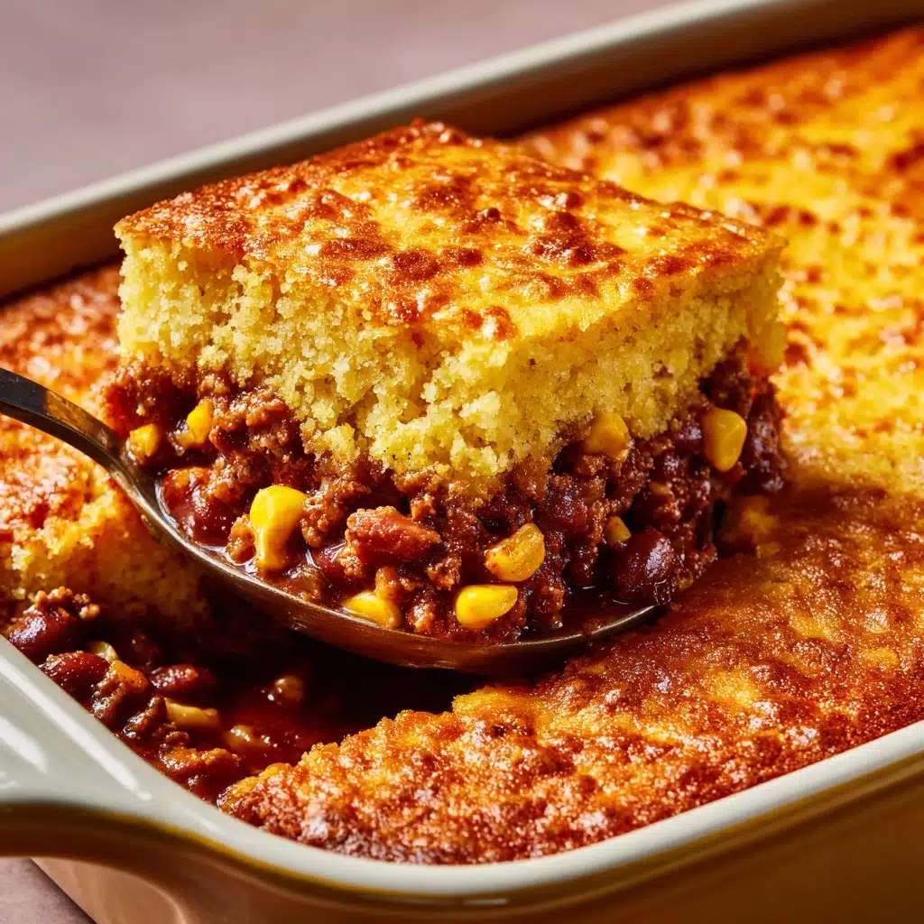 Easy Cowboy Cornbread Casserole Recipe - Recipe Image
