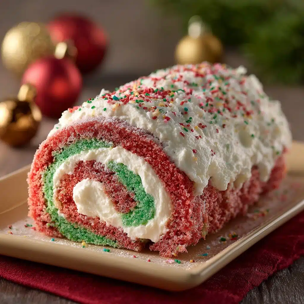 Christmas Cake Roll Recipe - Recipe Image