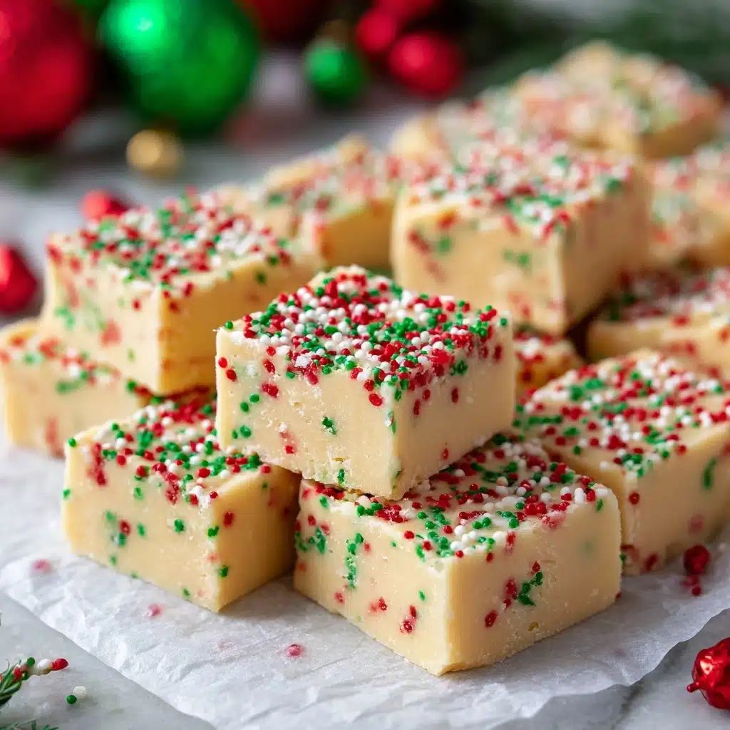 Christmas Shortbread Sugar Cookie Bites Recipe - Recipe Image