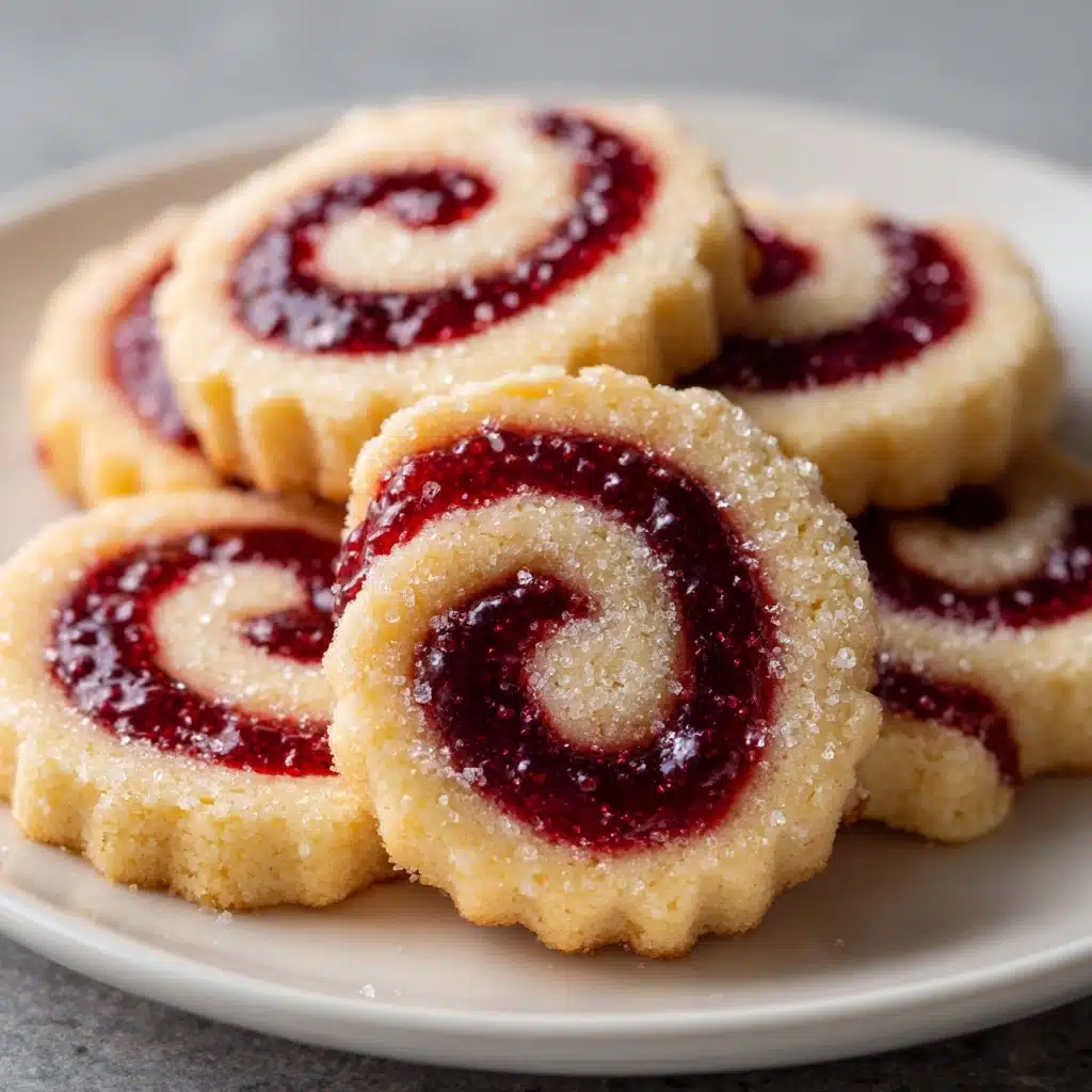 Raspberry Swirl Shortbread Cookies Recipe