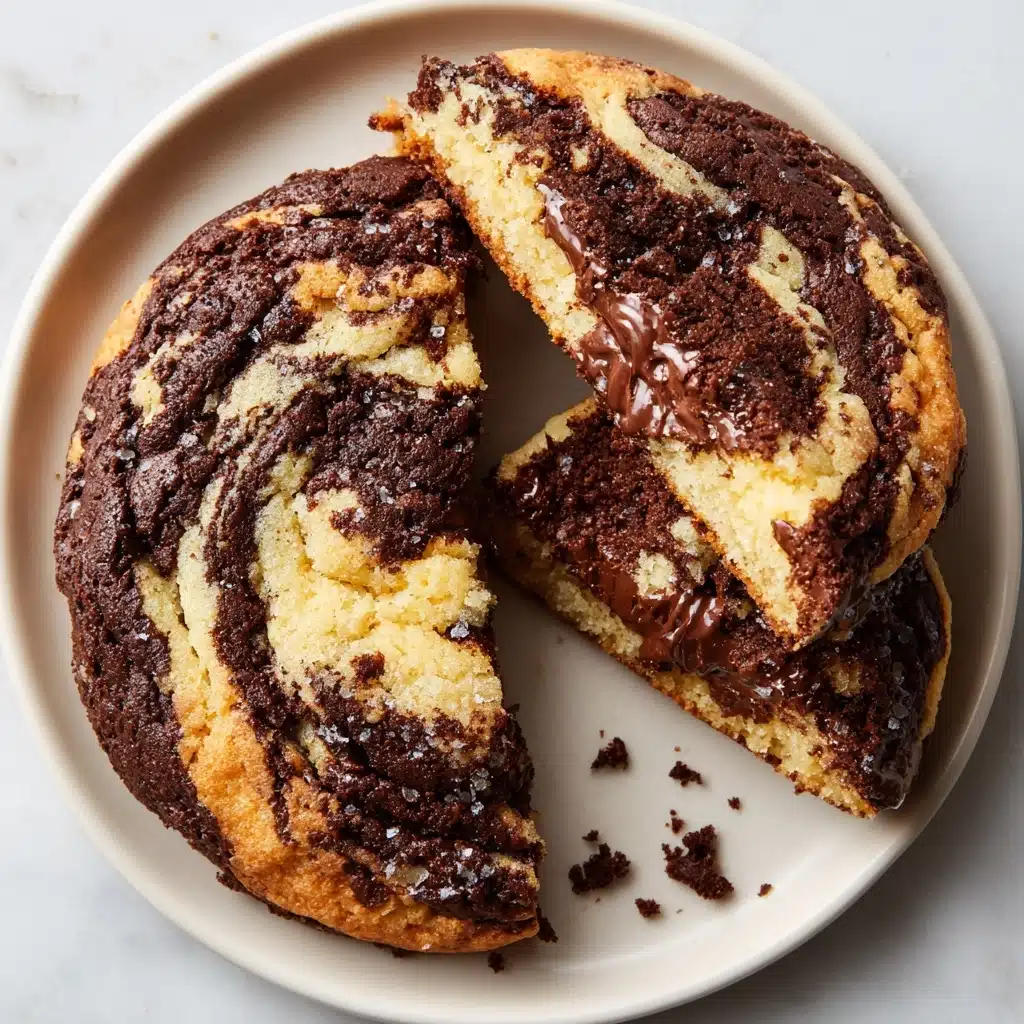 Peanut Butter Brownie Swirl Cookies Recipe - Recipe Image