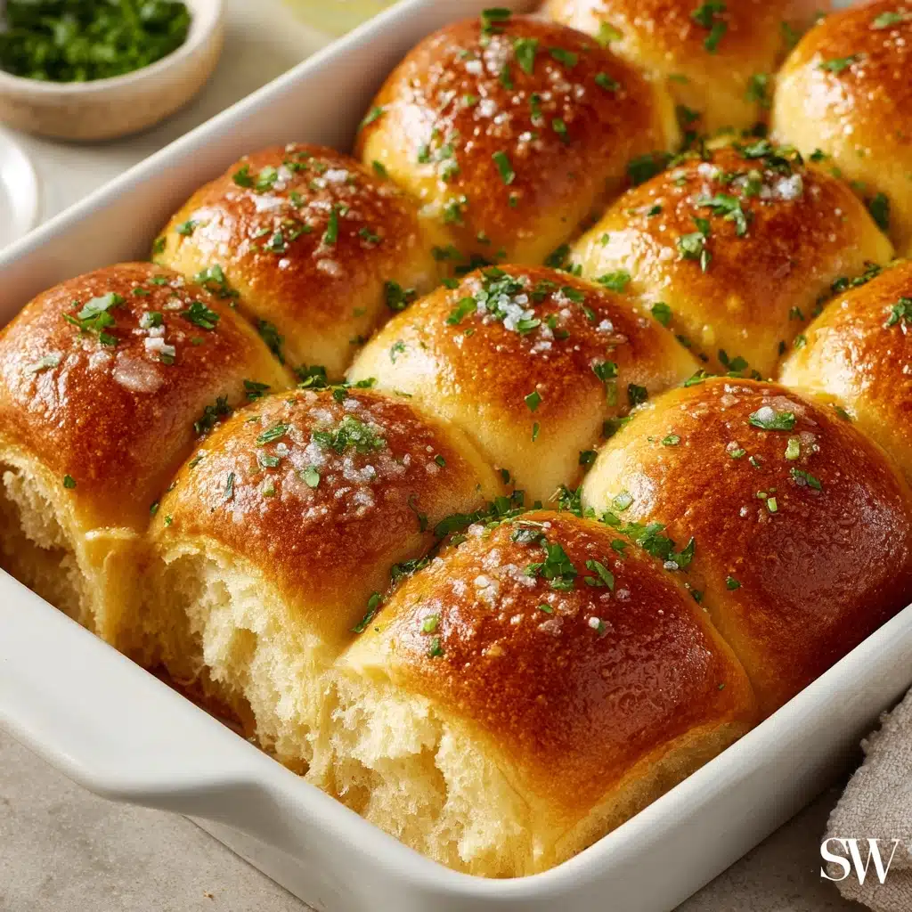 Garlic Bread Rolls Recipe - Recipe Image