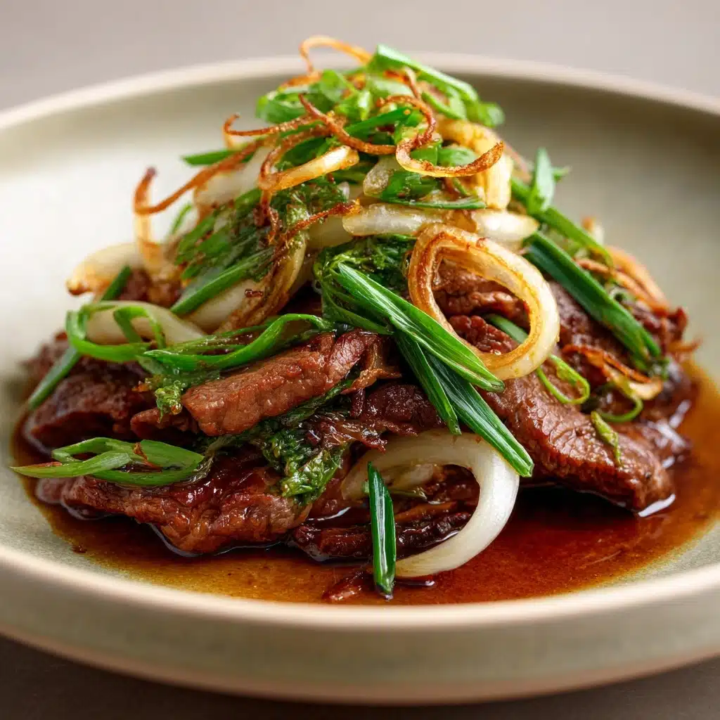 Chinese Beef and Onion Stir Fry Recipe - Recipe Image