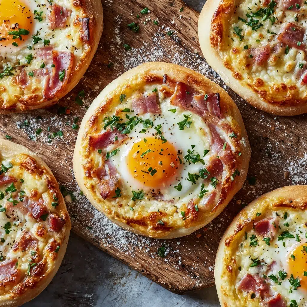 English Muffin Breakfast Pizza Recipe - Recipe Image