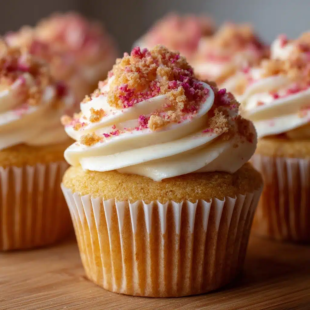 Strawberry Crunch Cupcakes Recipe - Recipe Image