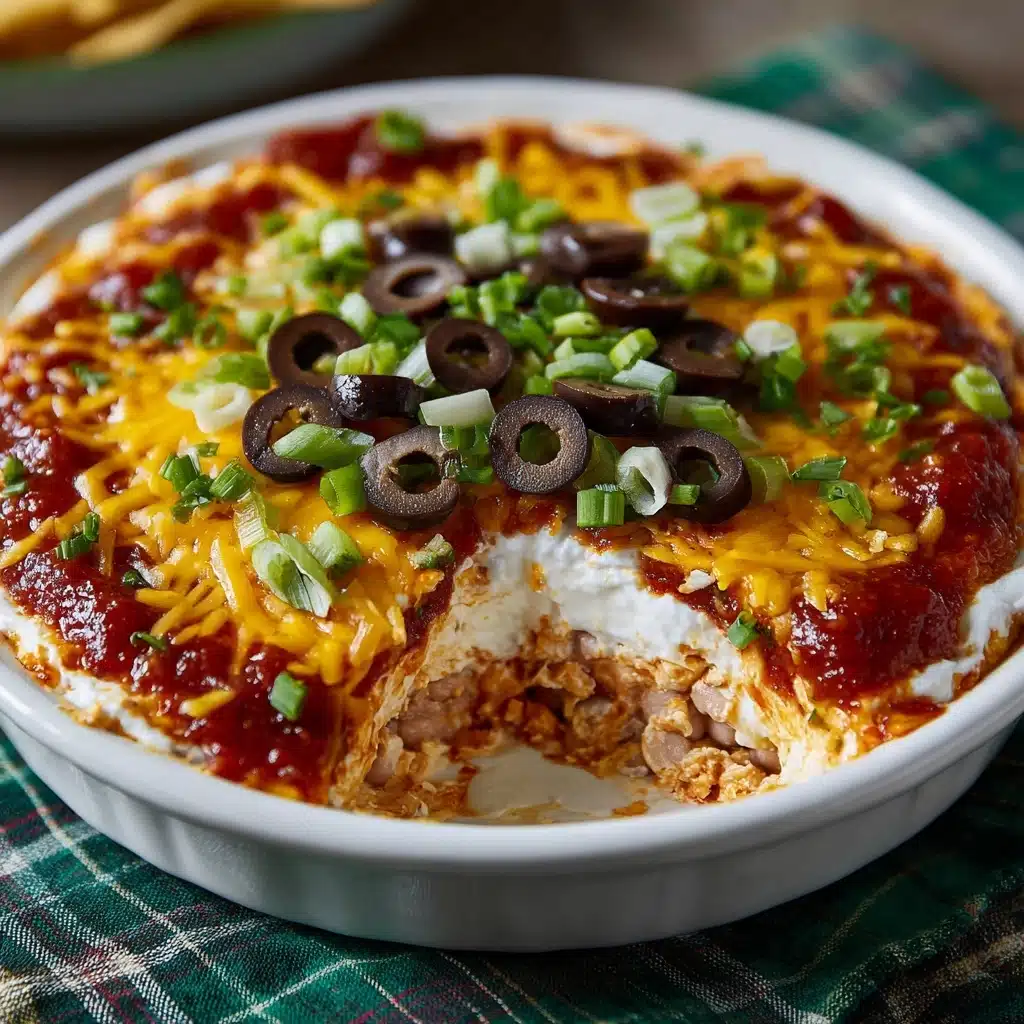 Layered Cream Cheese and Salsa Dip Recipe - Recipe Image