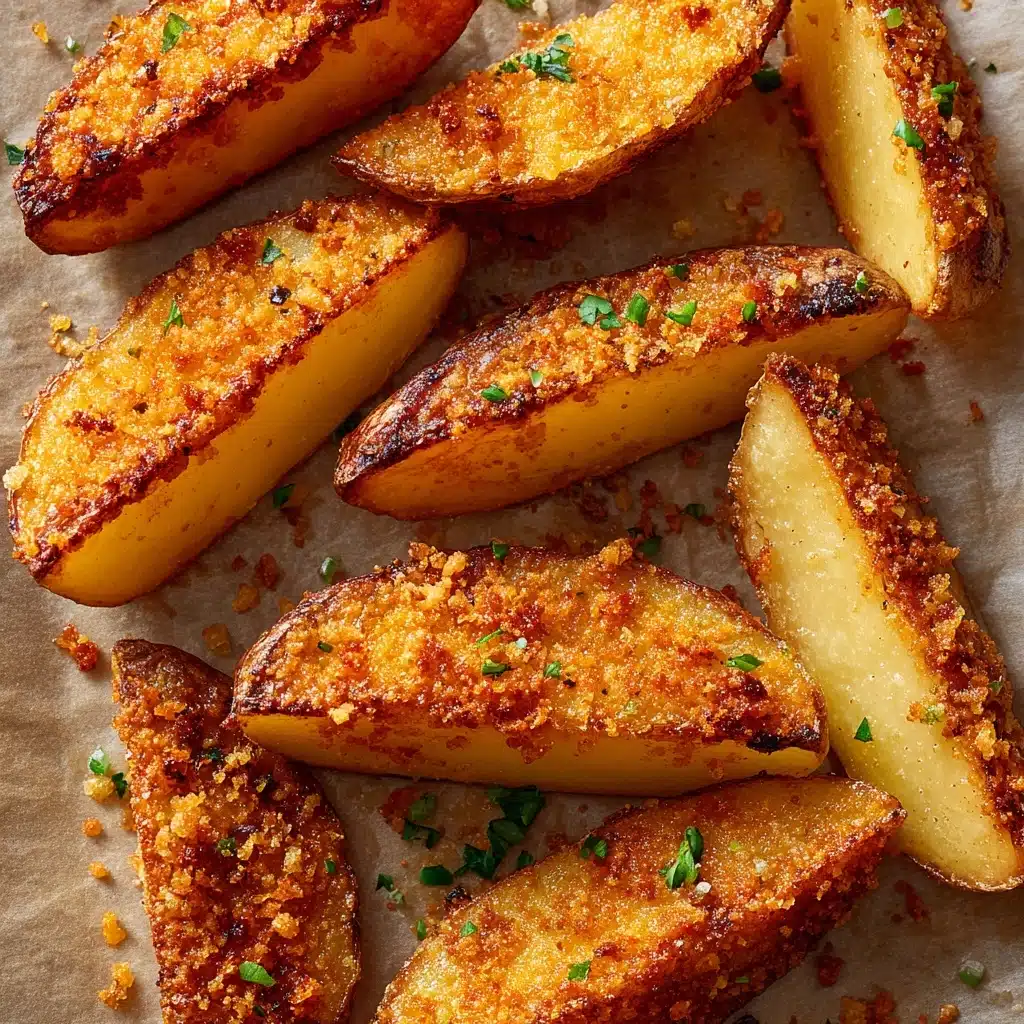 Parmesan Crusted Potatoes Recipe - Recipe Image