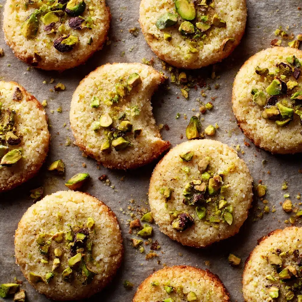 Pistachio Shortbread Cookies Recipe - Recipe Image