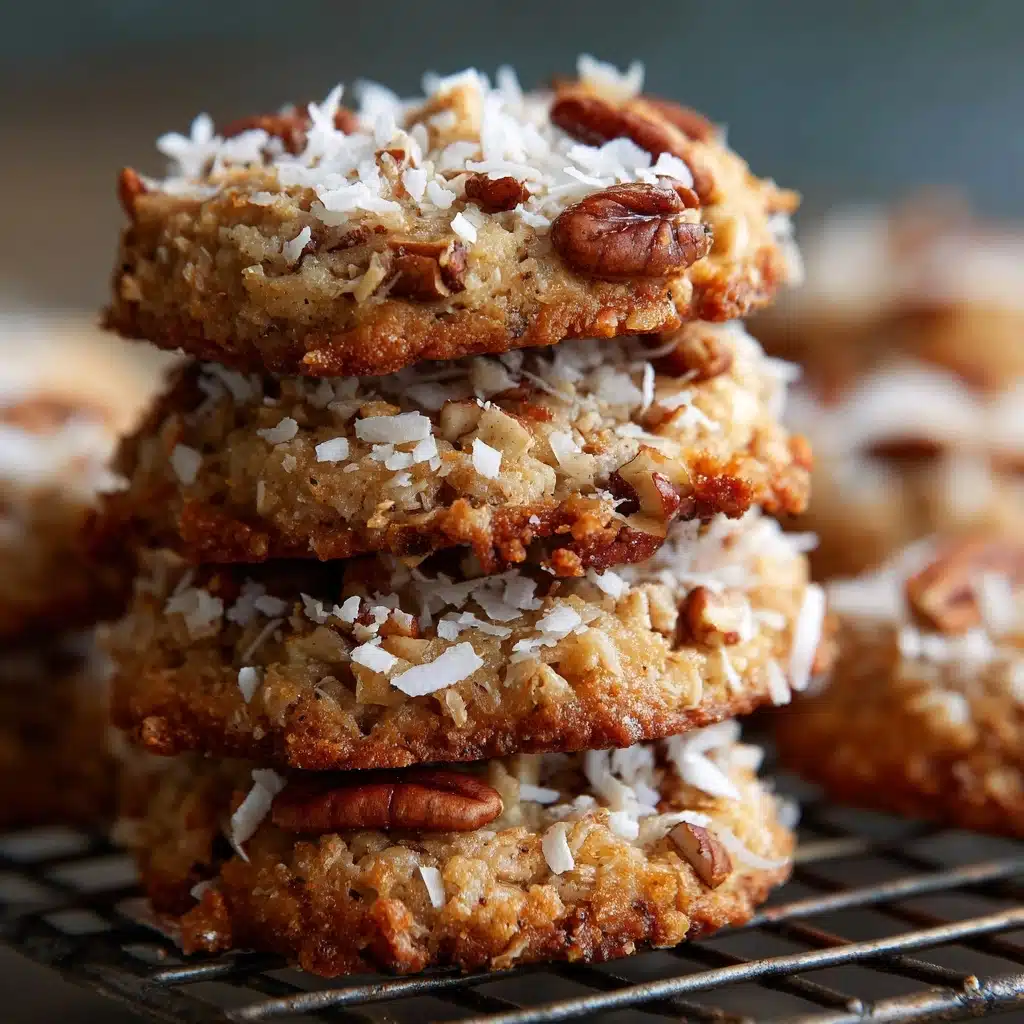 Chocolate Pecan Coconut Cookies Recipe - Recipe Image