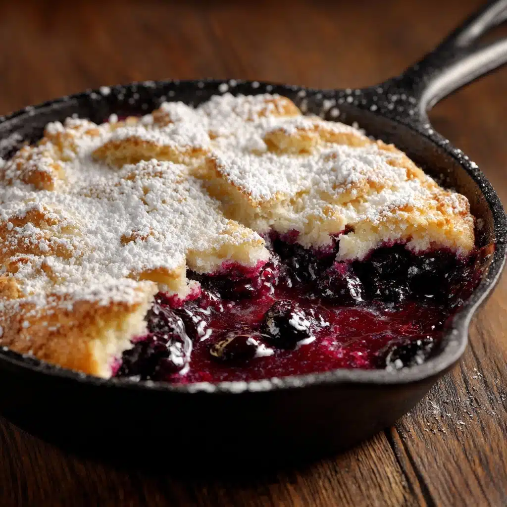 Easy Skillet Blackberry Cobbler Recipe - Recipe Image