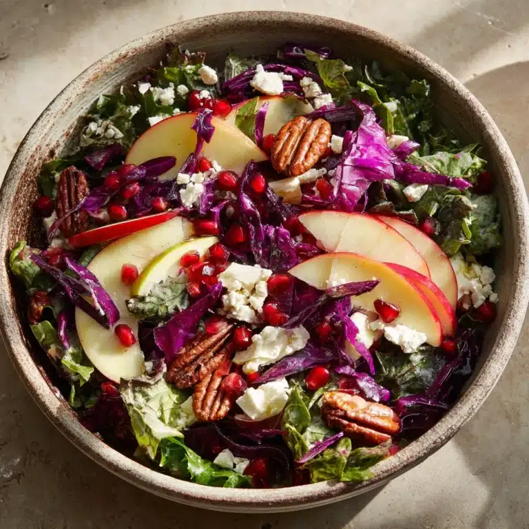 Winter Salad with Tangy Homemade Vinaigrette Recipe