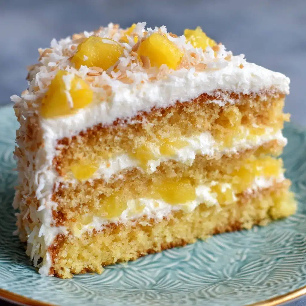 Pineapple and Coconut Dream Cake Recipe - Recipe Image