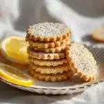 Lemon Poppy Seed Shortbread Cookies Recipe
