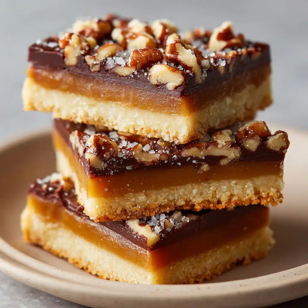 Easy Turtle Bars Recipe - Recipe Image