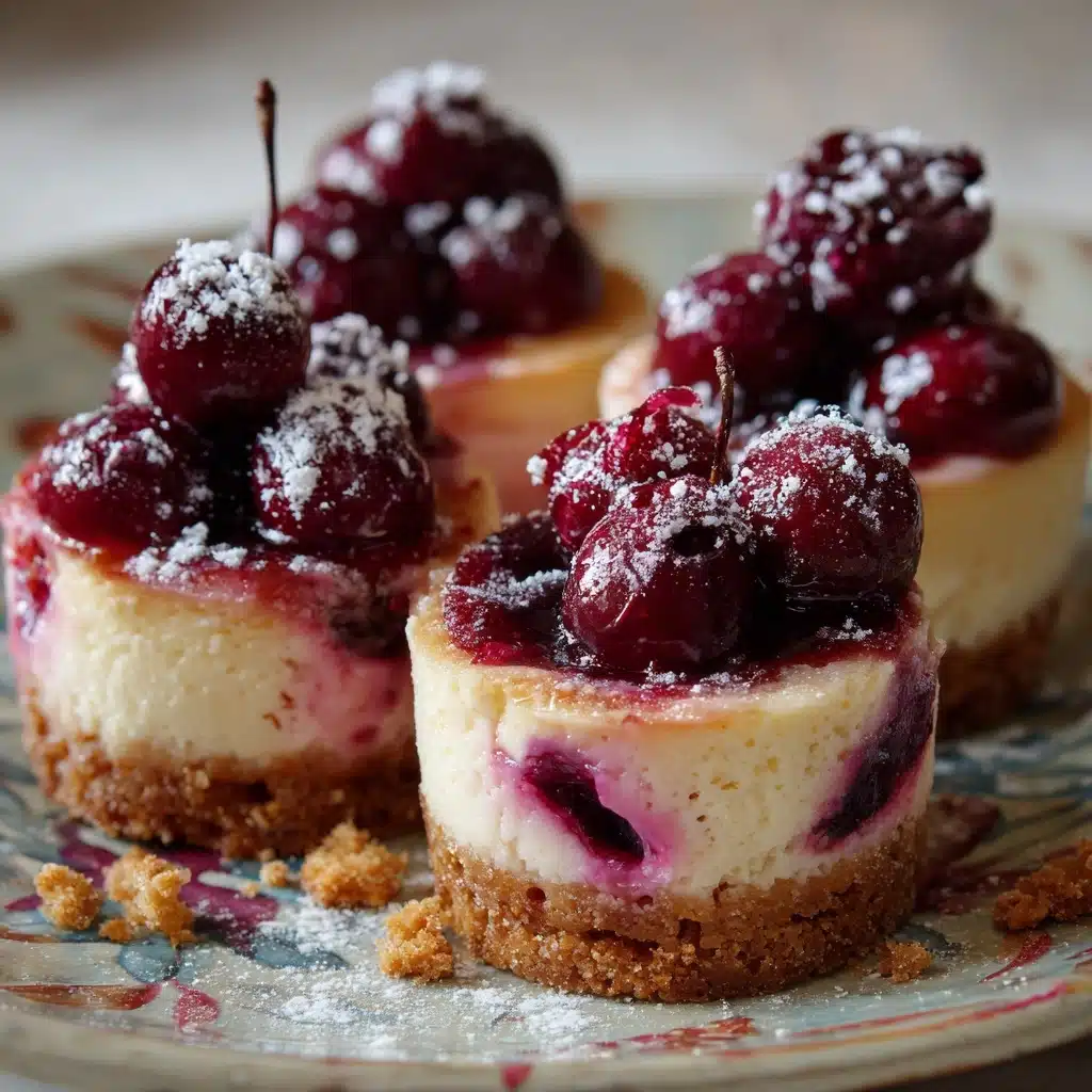 Mini Cranberry Cheesecakes Recipe - Recipe Image