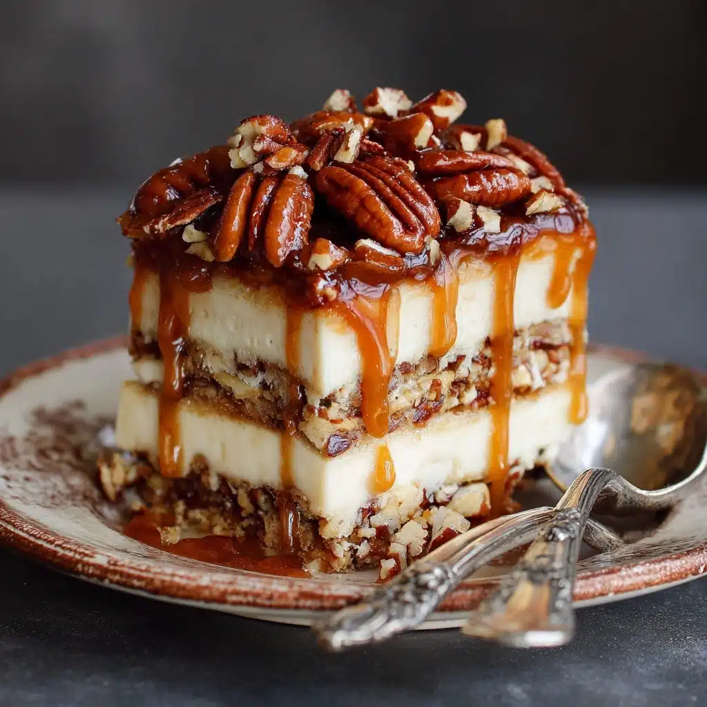 Decadent Pecan Pie Lasagna Recipe - Recipe Image