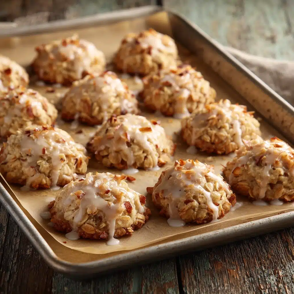 No-Bake Coconut Praline Cookies Recipe - Recipe Image