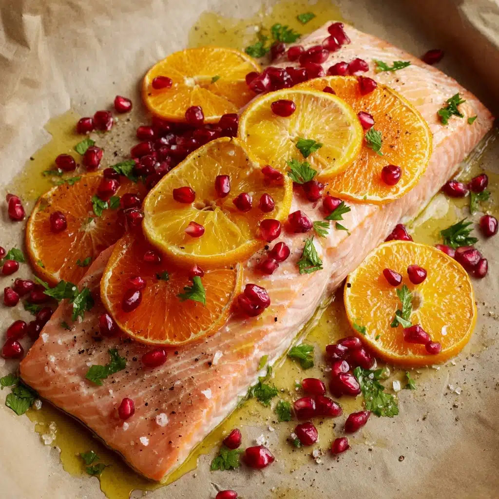 Christmas Baked Salmon Recipe - Recipe Image