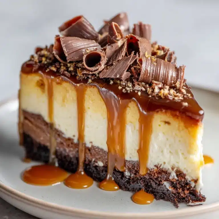 Caramel Brownie Cheesecake Recipe