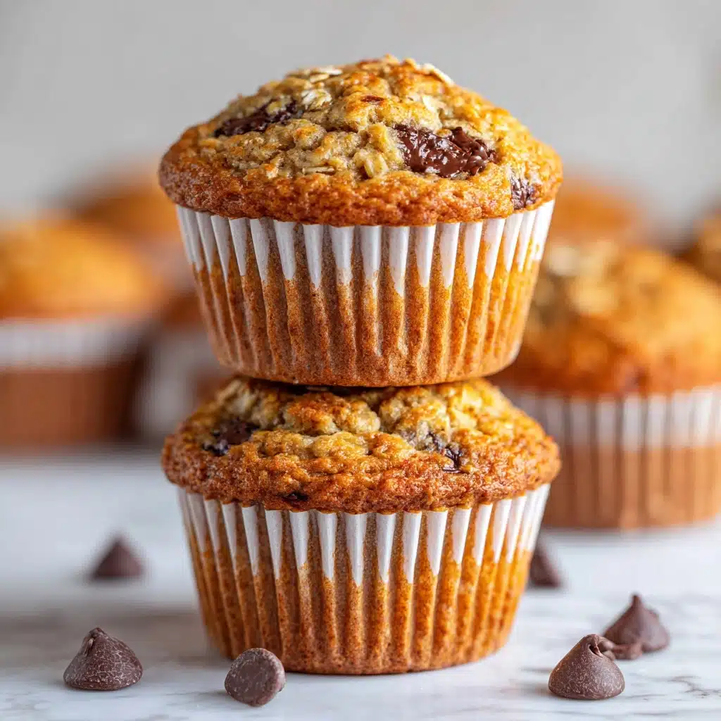 Oatmeal Chocolate Chip Muffins Recipe - Recipe Image