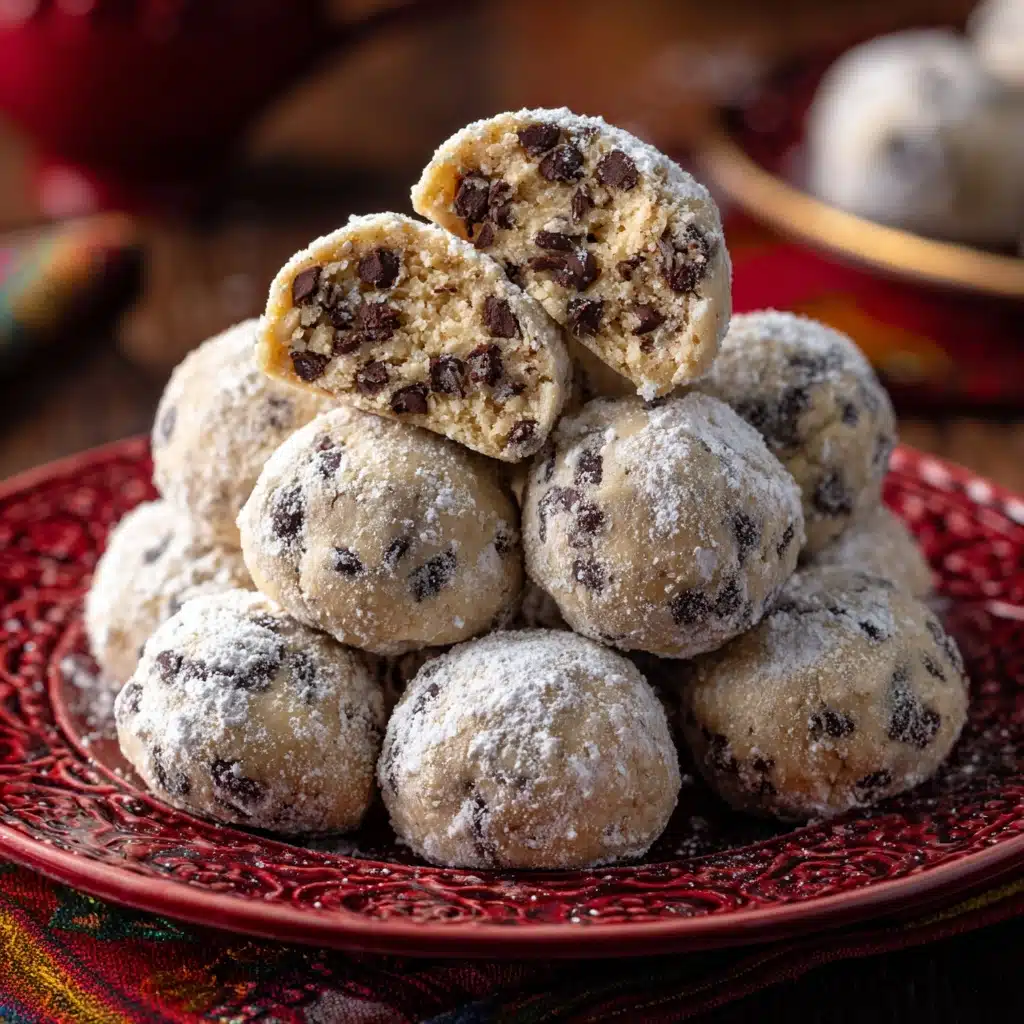 Peanut Butter Chocolate Chip Snowball Cookies Recipe