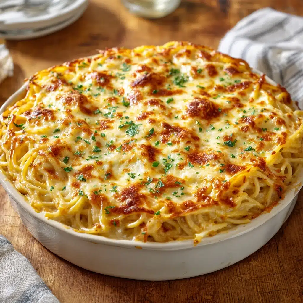 Baked Cream Cheese Spaghetti Recipe - Recipe Image