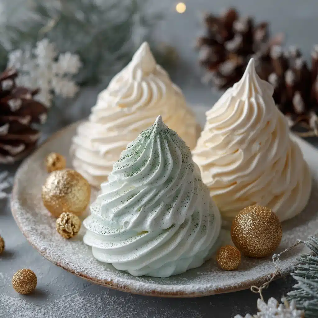 Christmas Meringue Cookies Recipe - Recipe Image