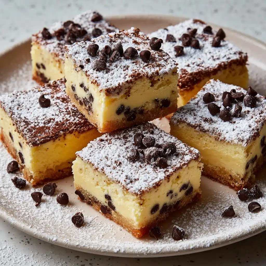 Cannoli Cheesecake Bars Recipe - Recipe Image