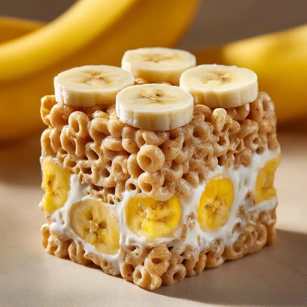 Banana Pudding Rice Krispie Treats Recipe - Recipe Image
