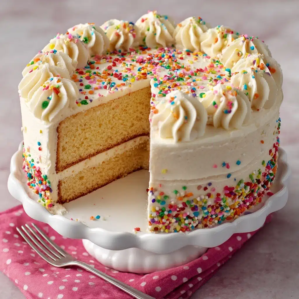 White Cake From Scratch Recipe - Recipe Image