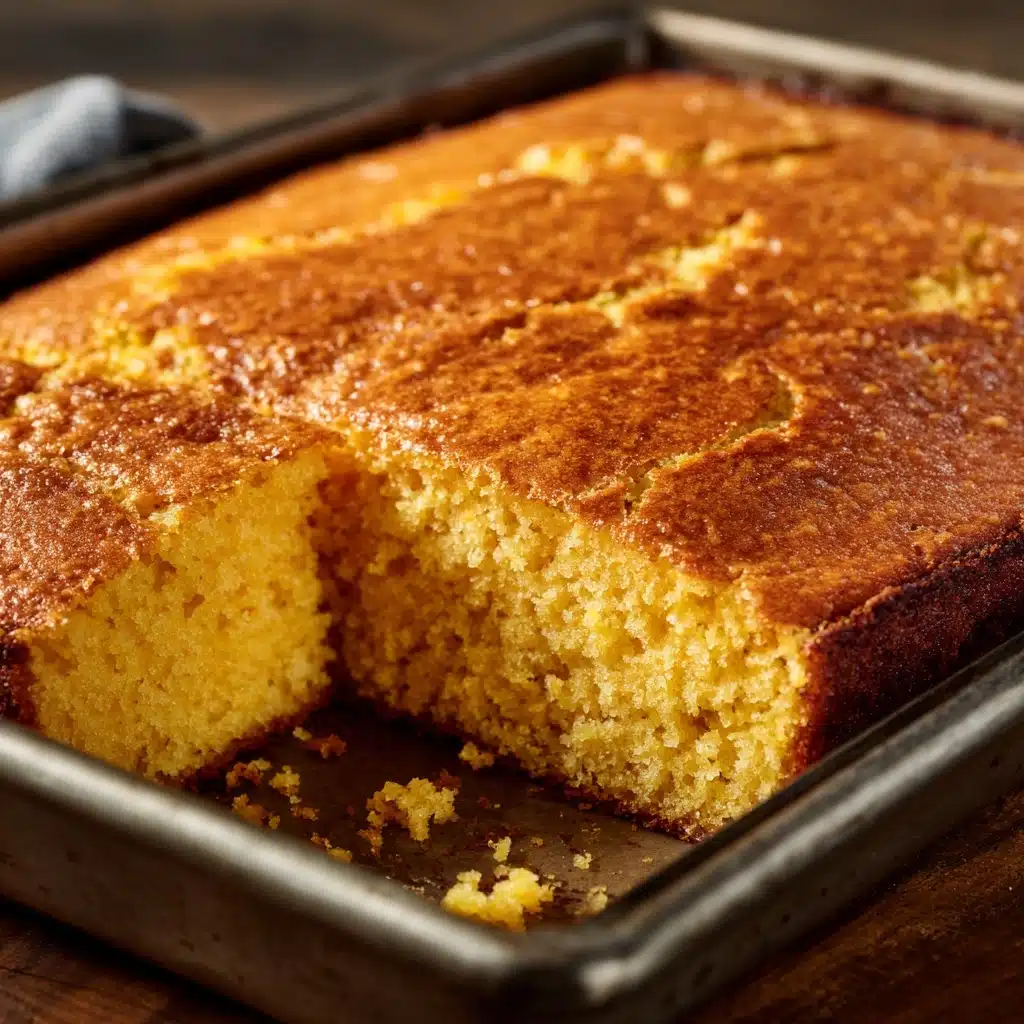 Easy Southern Cornbread with Buttermilk Recipe - Recipe Image