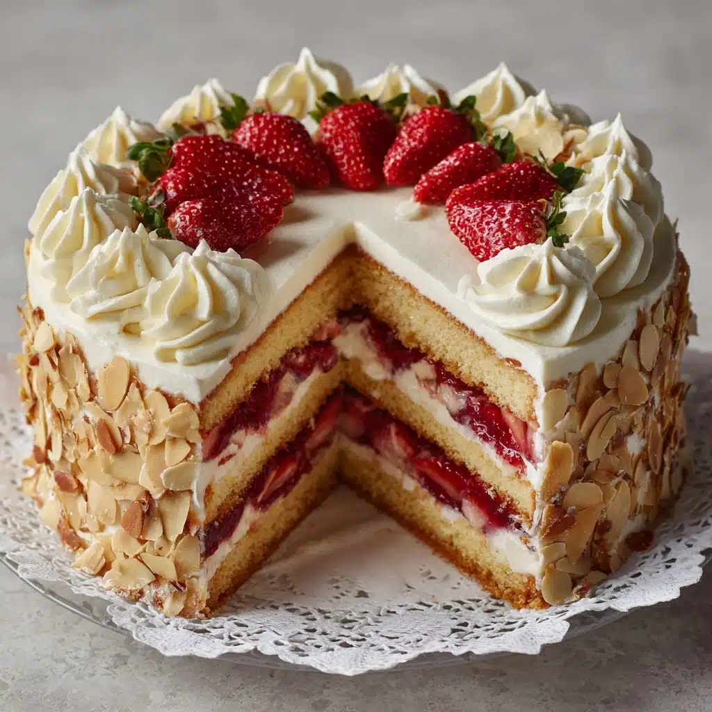Strawberry Cheesecake Filling Pound Cake Recipe - Recipe Image