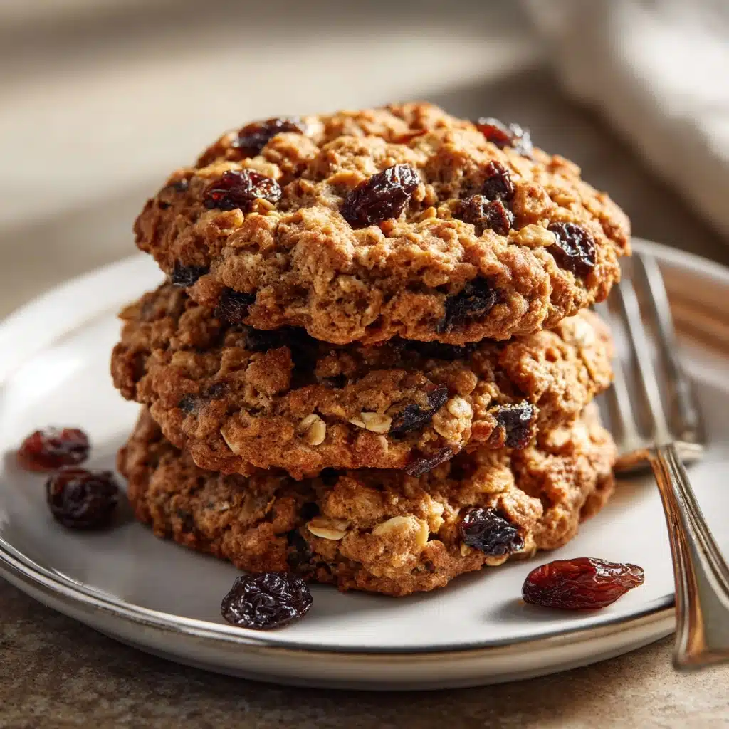 Vegan Oatmeal Raisin Cookies Recipe - Recipe Image
