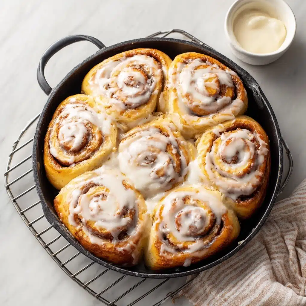 Vanilla Pudding Cinnamon Rolls Recipe - Recipe Image