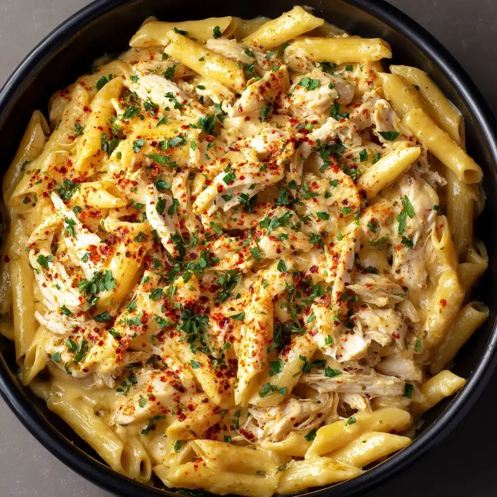 Buffalo Chicken Alfredo Penne Recipe - Recipe Image