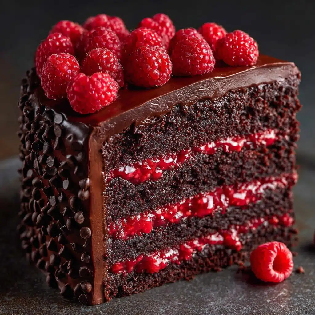 Chocolate Raspberry Cake Recipe - Recipe Image