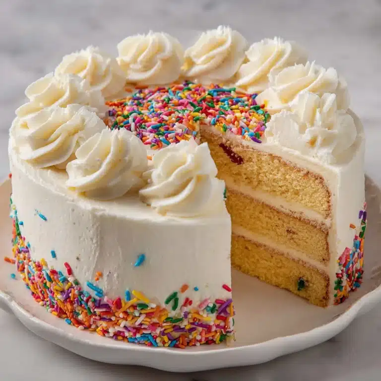 Homemade Vanilla Cake Recipe
