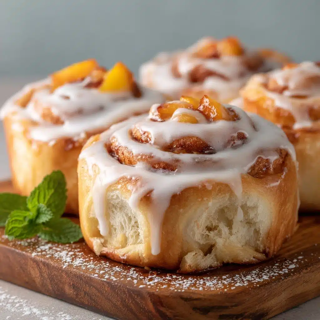 Peachy Cinnamon Rolls Recipe