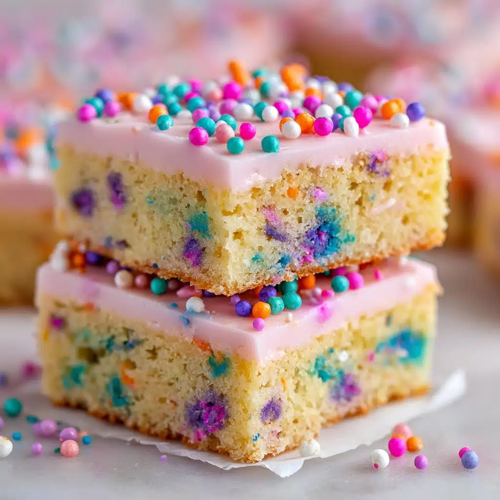Easy Frosted Sugar Cookie Bars Recipe - Recipe Image