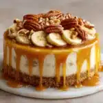 Banana Caramel Nut Cheesecake Recipe