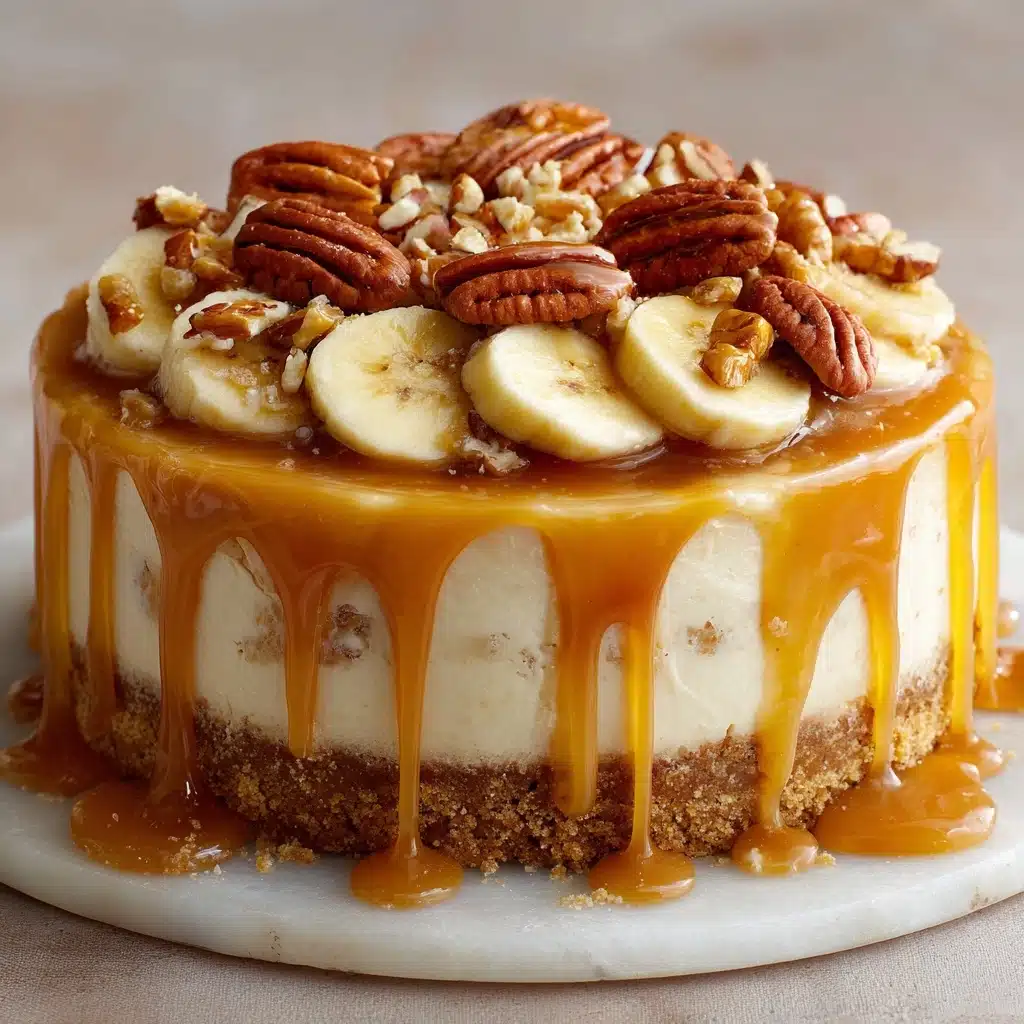 Banana Caramel Nut Cheesecake Recipe