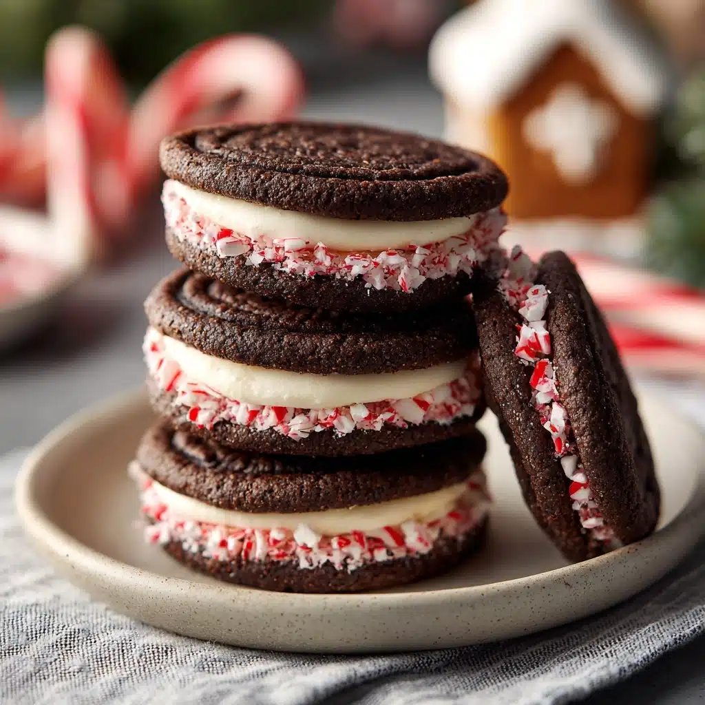 Peppermint Sandwich Cookies Recipe - Recipe Image