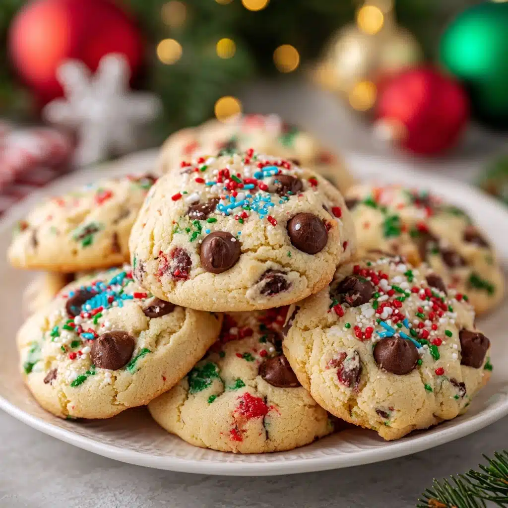 Christmas Chocolate Chip Cookies Recipe - Recipe Image
