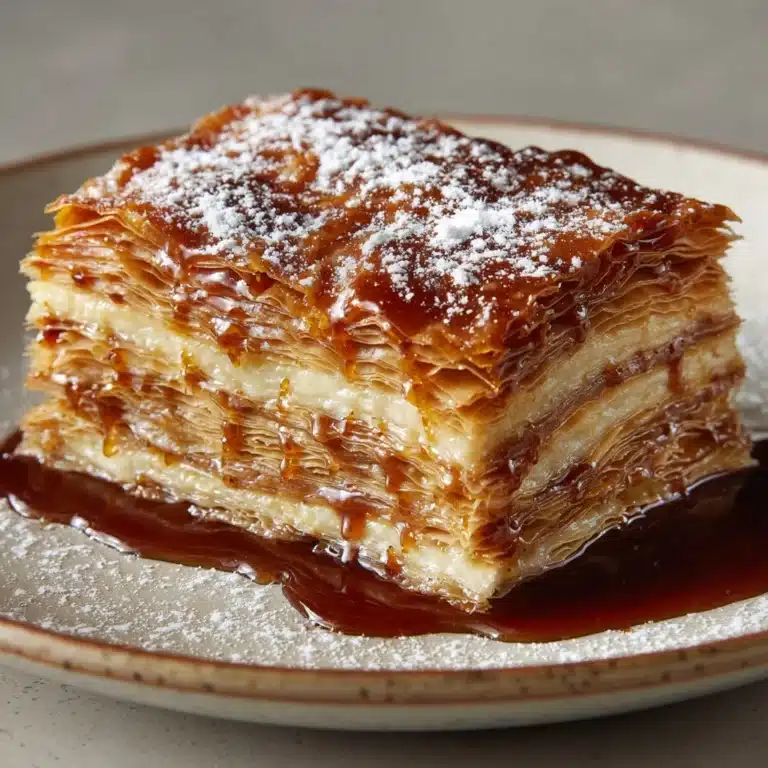 Apple Mille-Feuille with Vanilla Custard Recipe