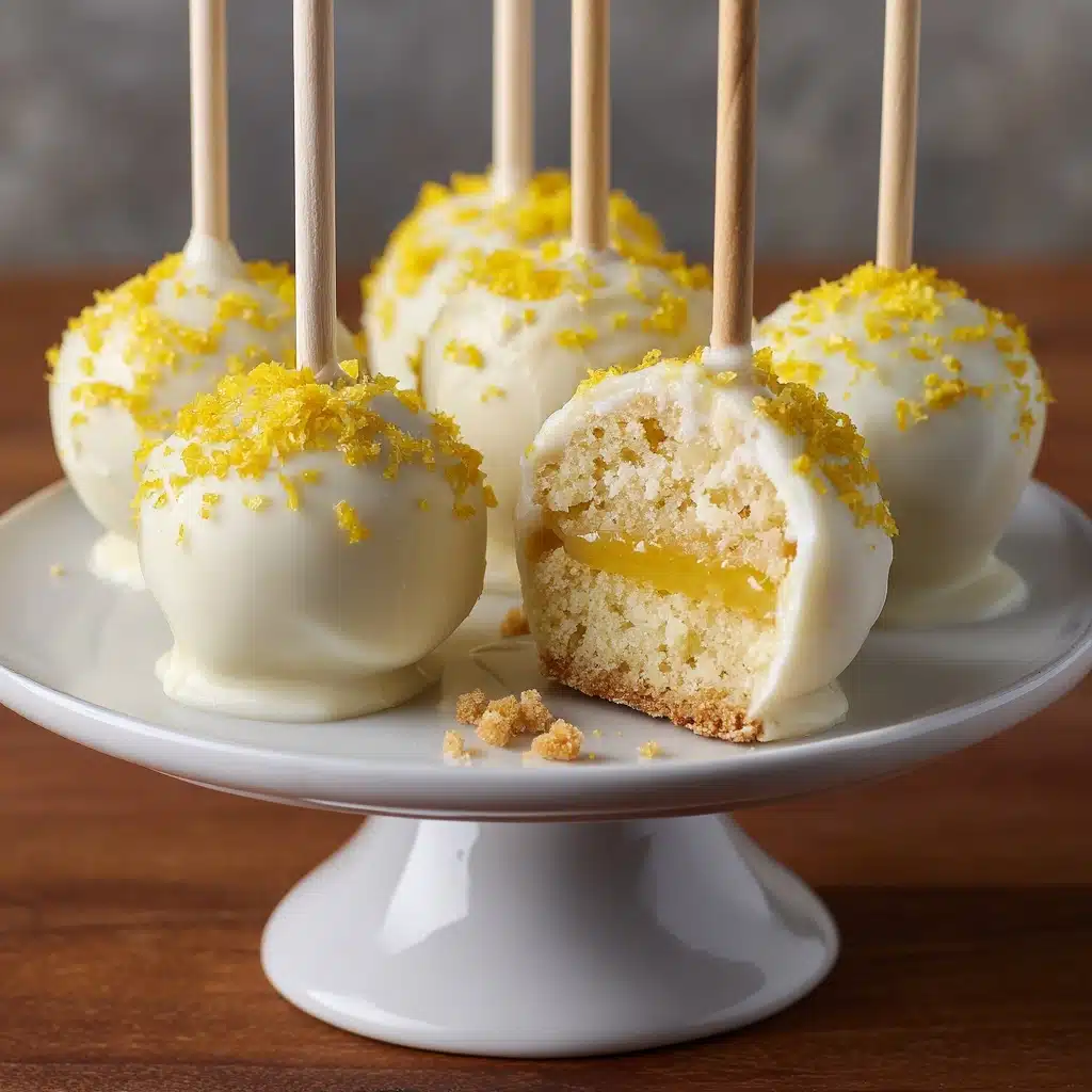 Lemon Meringue Cake Pops Recipe - Recipe Image