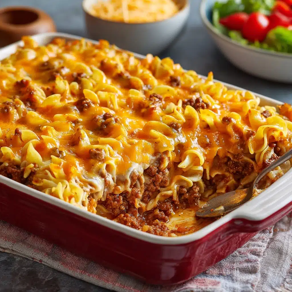Hearty Homestyle Beef and Noodle Bake Recipe